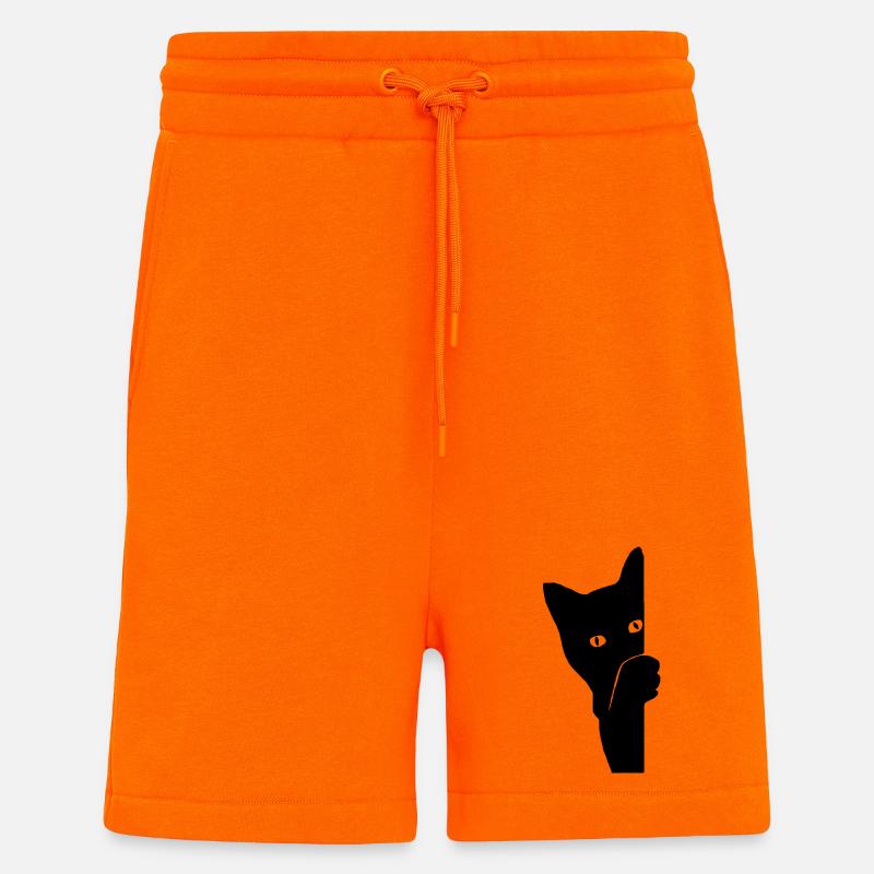 Chat Coucou - Short bio décontracté fabriqué en UE - SUNSET ORANGE