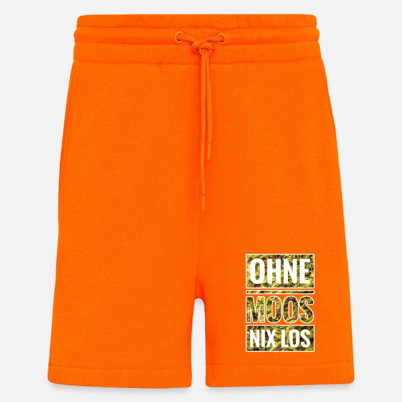 Ohne Moos Nix Los - Shorts - made by SPREAD - SUNSET ORANGE
