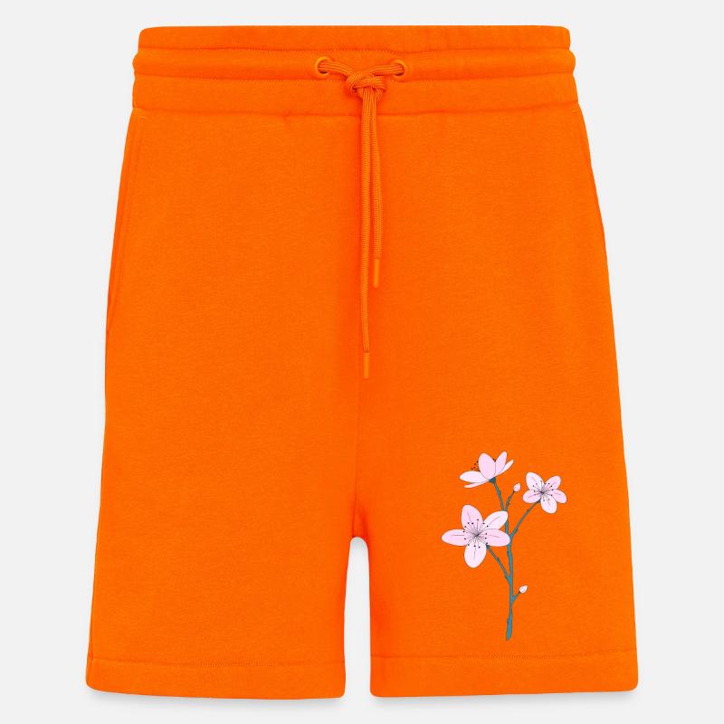 Kirschblüten - Shorts - made by SPREAD - SUNSET ORANGE