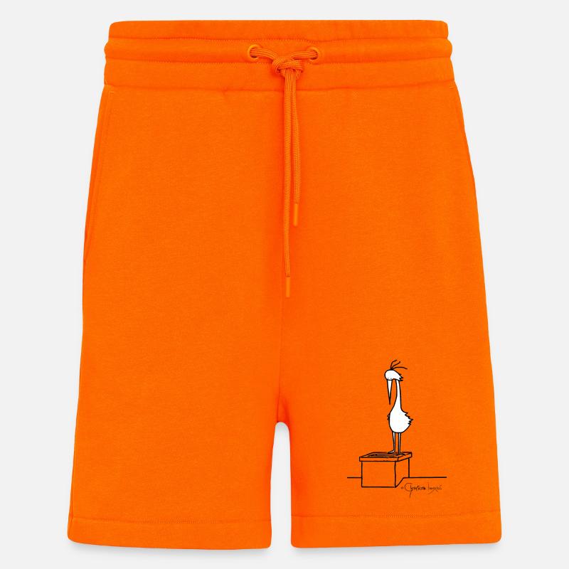 Dachvogel © Chyropterum Innoxius - Shorts - made by SPREAD - SUNSET ORANGE