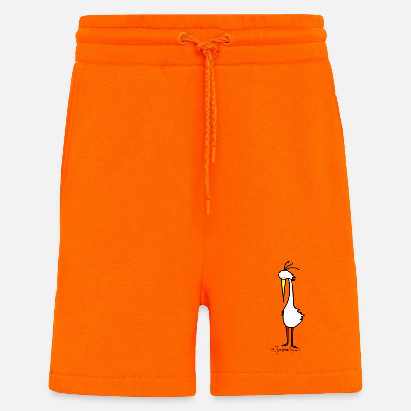 Dachvogel © Chyropterum Innoxius - Shorts - made by SPREAD - SUNSET ORANGE