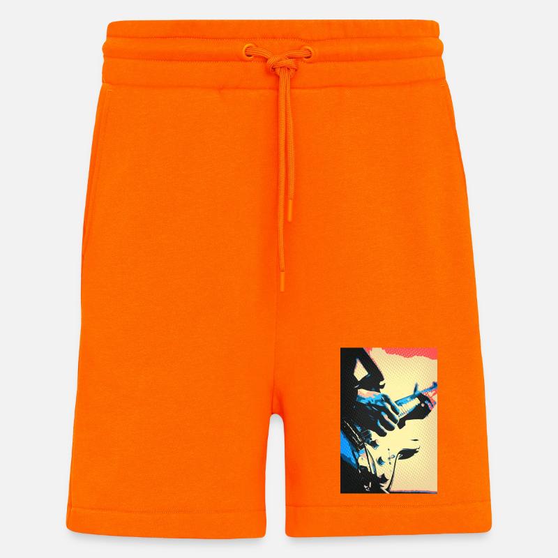 Gitarrenfarbe - Shorts - made by SPREAD - SUNSET ORANGE