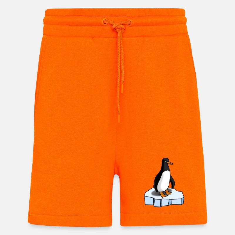 Süsser Pinguin - Shorts - made by SPREAD - SUNSET ORANGE