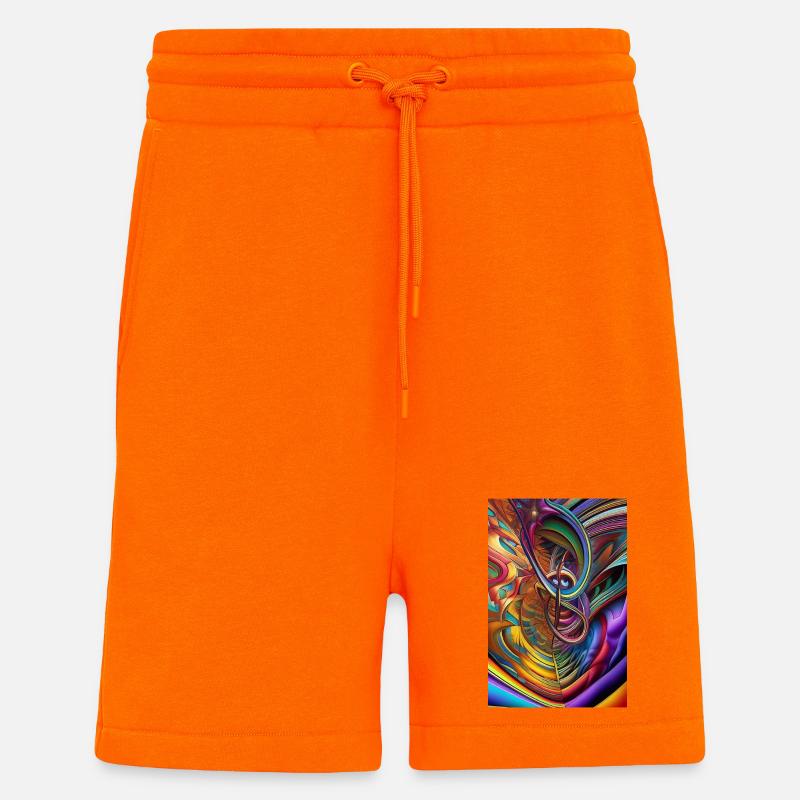 Abstrakte Kunst - Shorts - made by SPREAD - SUNSET ORANGE