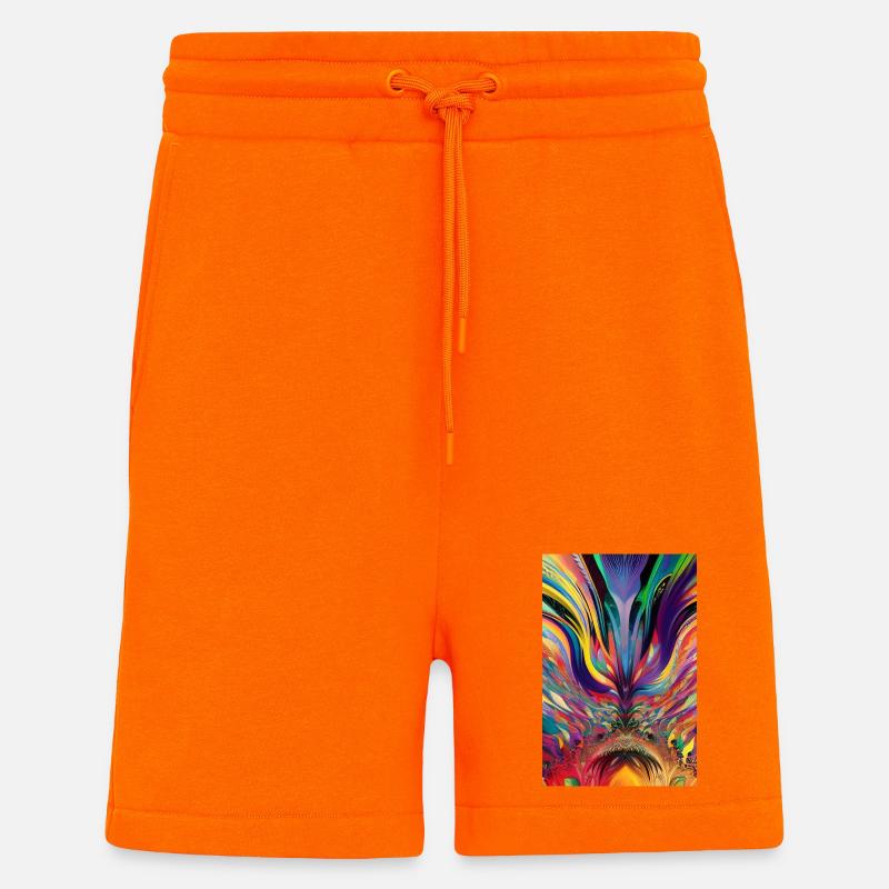 Abstrakte Kunst - Shorts - made by SPREAD - SUNSET ORANGE