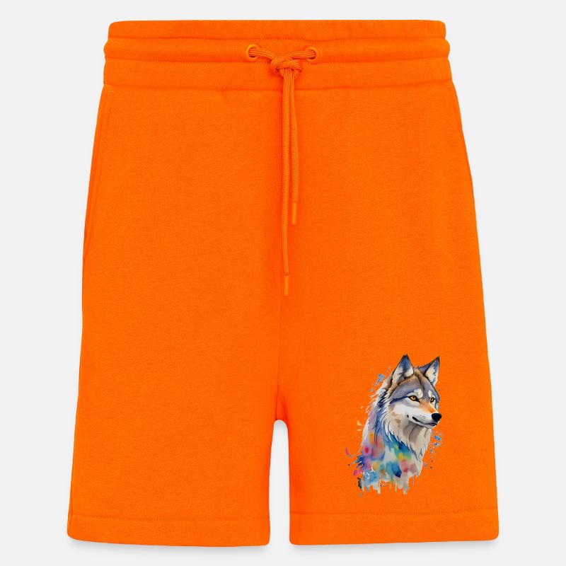 Wolf - Shorts - made by SPREAD - SUNSET ORANGE