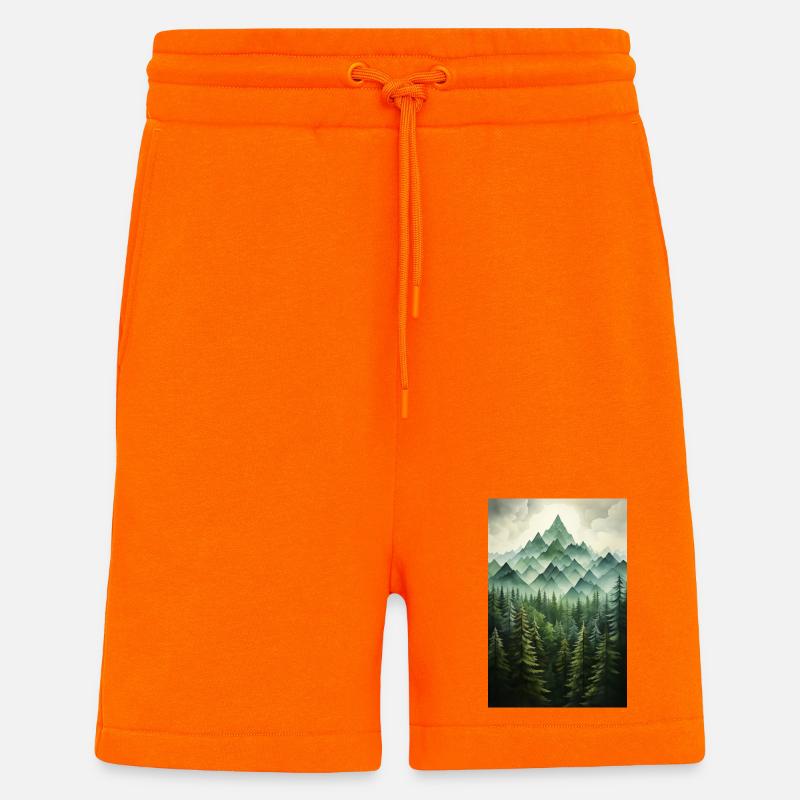 Waldlandschaft - Shorts - made by SPREAD - SUNSET ORANGE