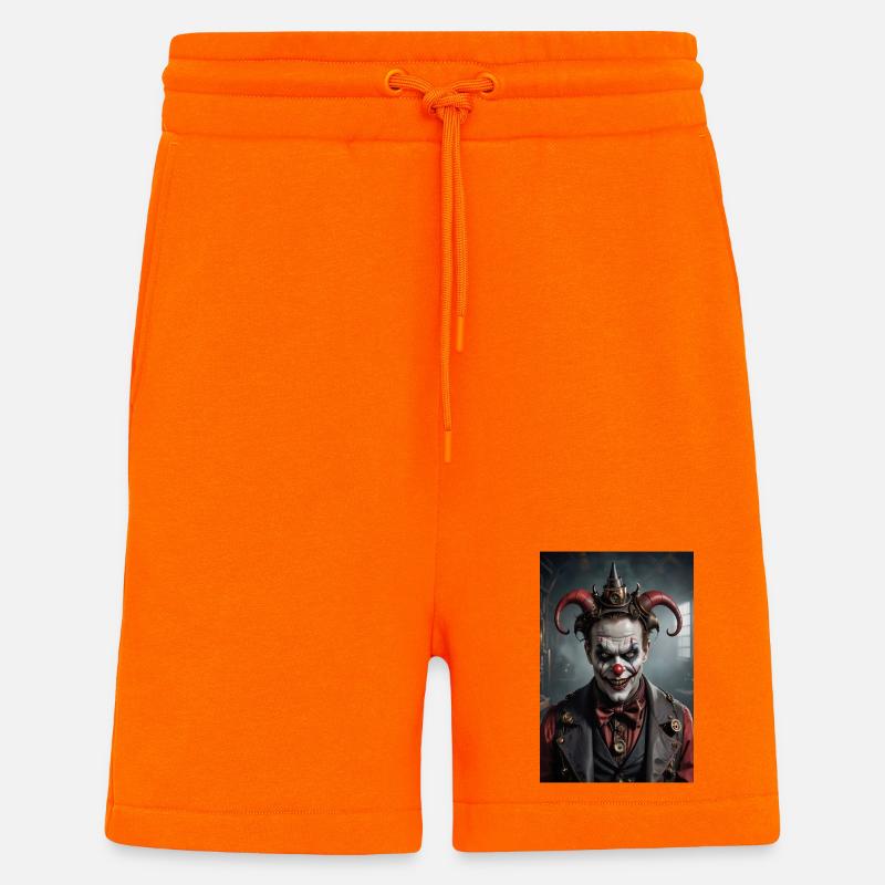 Steampunk Devil Clown - Shorts - made by SPREAD - SUNSET ORANGE