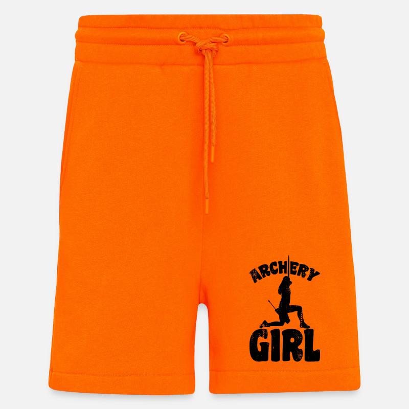 Bogenschießen Mädchen - Shorts - made by SPREAD - SUNSET ORANGE