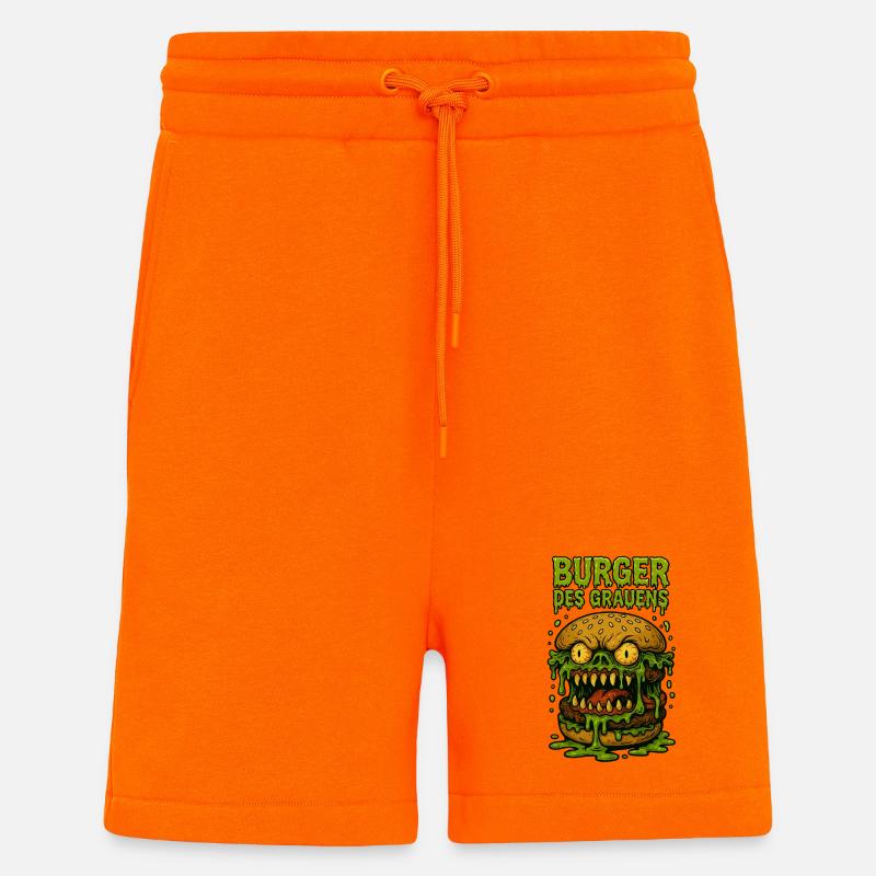 Burger des Grauens - Shorts - made by SPREAD - SUNSET ORANGE