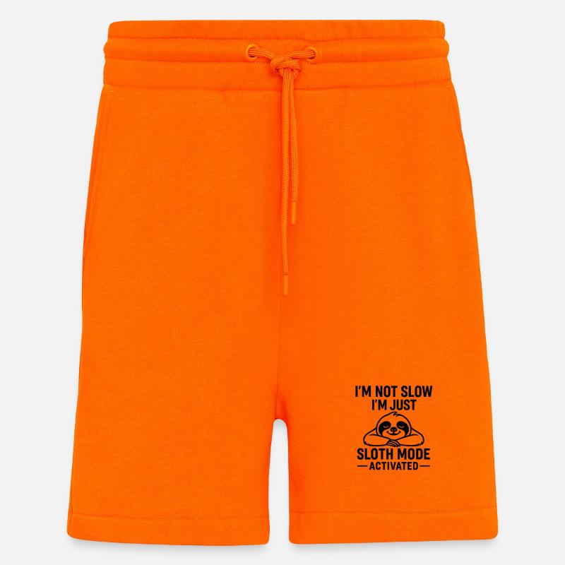 Sloth Mode Activated TShirt - Shorts - made by SPREAD - SUNSET ORANGE