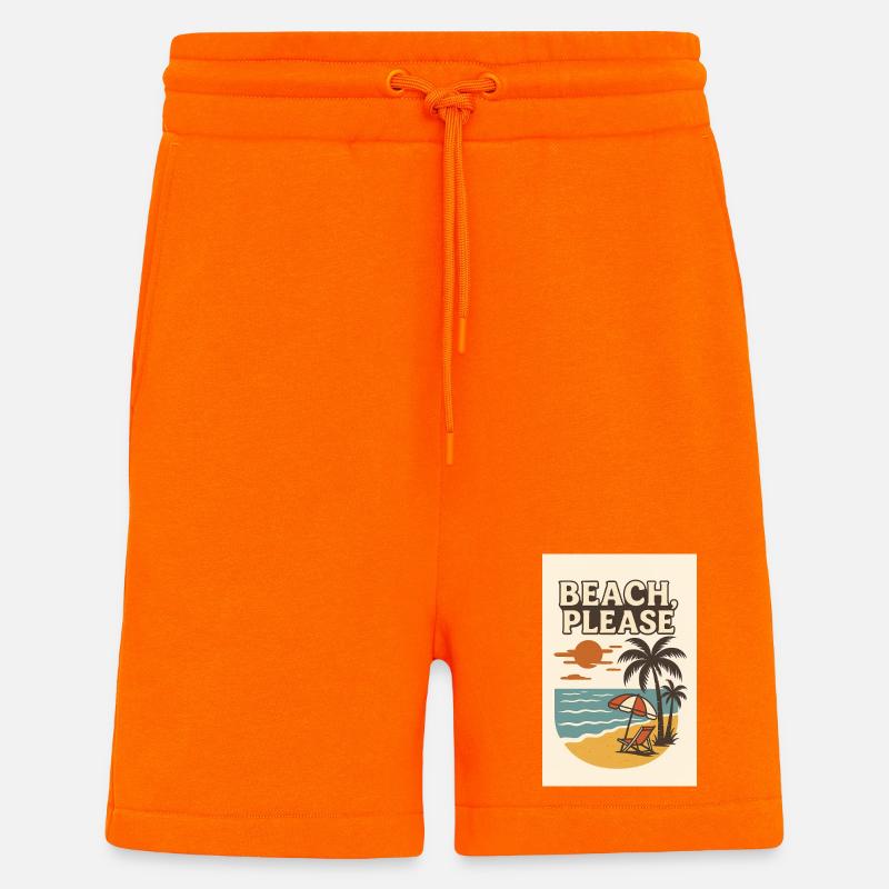 Beach, Please - Shorts - made by SPREAD - SUNSET ORANGE