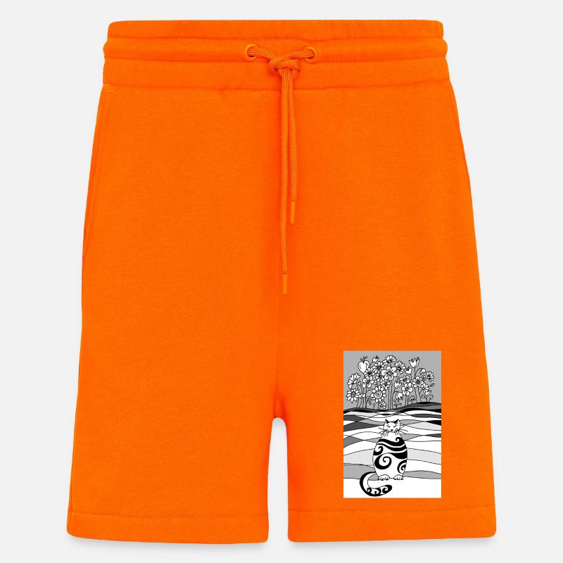 Katze - Shorts - made by SPREAD - SUNSET ORANGE