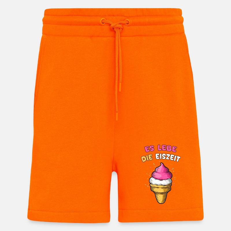 Es lebe die Eiszeit mit Eiscreme - Shorts - made by SPREAD - SUNSET ORANGE