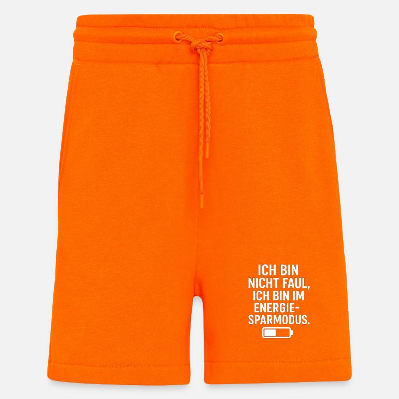 I'm in power saving mode - Shorts - made by SPREAD - SUNSET ORANGE