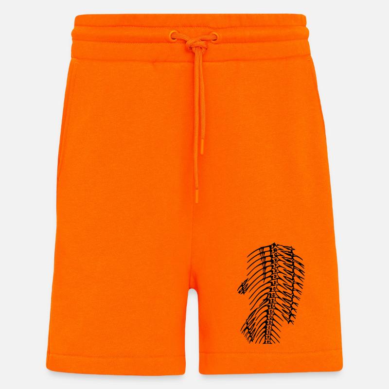 Graete - Short bio décontracté fabriqué en UE - SUNSET ORANGE