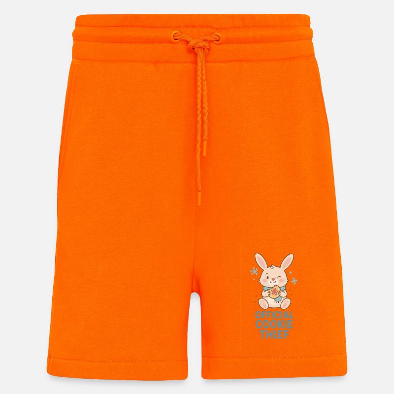 Offizieller Cookie Dieb - Weihnachtshase - Shorts - made by SPREAD - SUNSET ORANGE