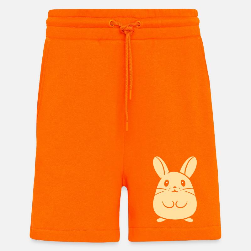 viscacha - Short bio décontracté fabriqué en UE - SUNSET ORANGE