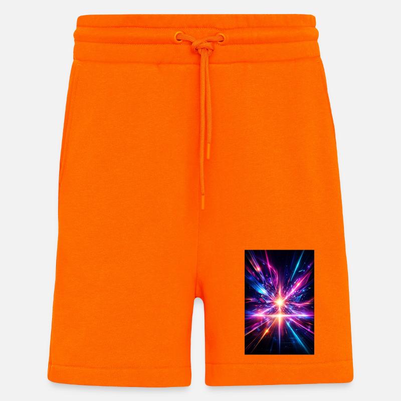Neonstrahlen Explosion - Shorts - made by SPREAD - SUNSET ORANGE