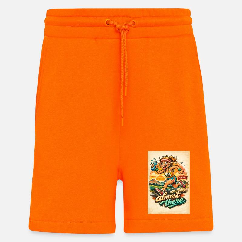 Renngeist: Fast da. - Shorts - made by SPREAD - SUNSET ORANGE