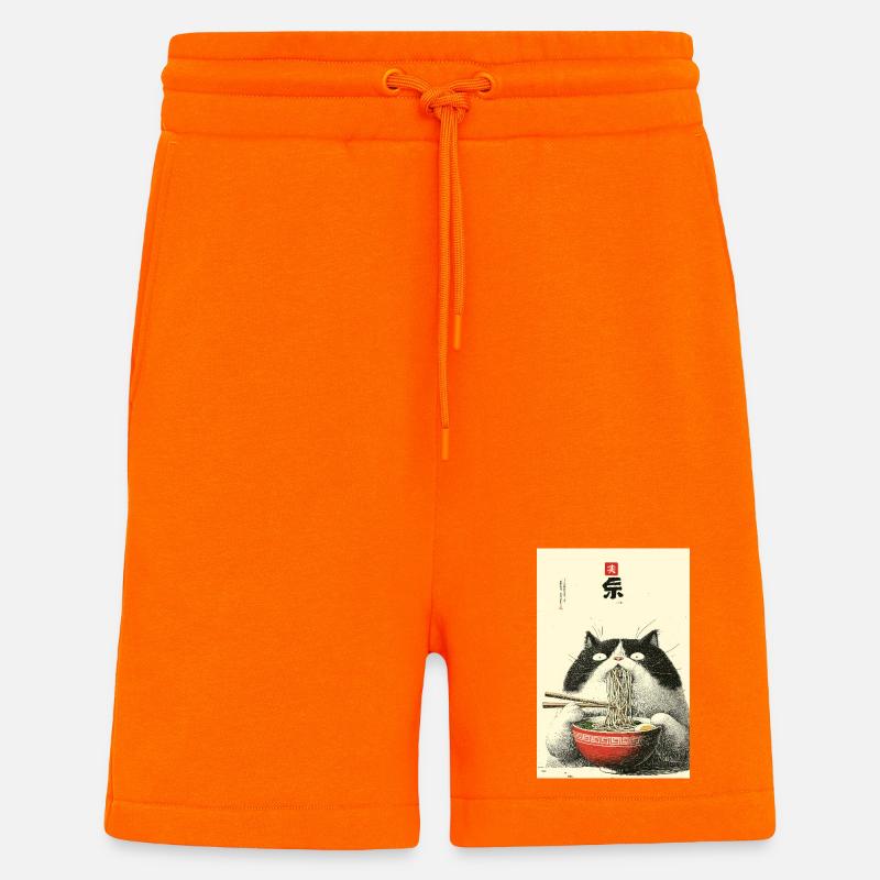 Neko-Nudelfest - Shorts - made by SPREAD - SUNSET ORANGE