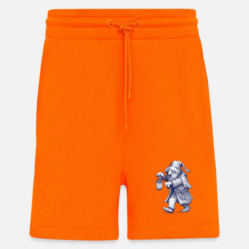 Zwerg | Nachtwanderer mit Laterne - Shorts - made by SPREAD - SUNSET ORANGE