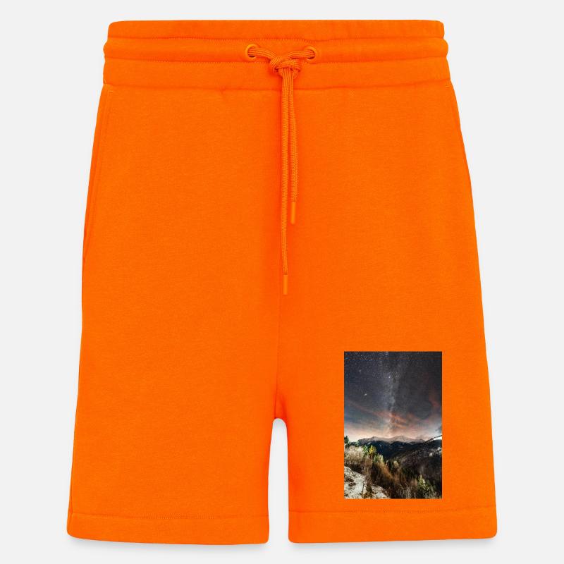 Die Milchstraße oberhalb der Agrafa-Berge - Shorts - made by SPREAD - SUNSET ORANGE