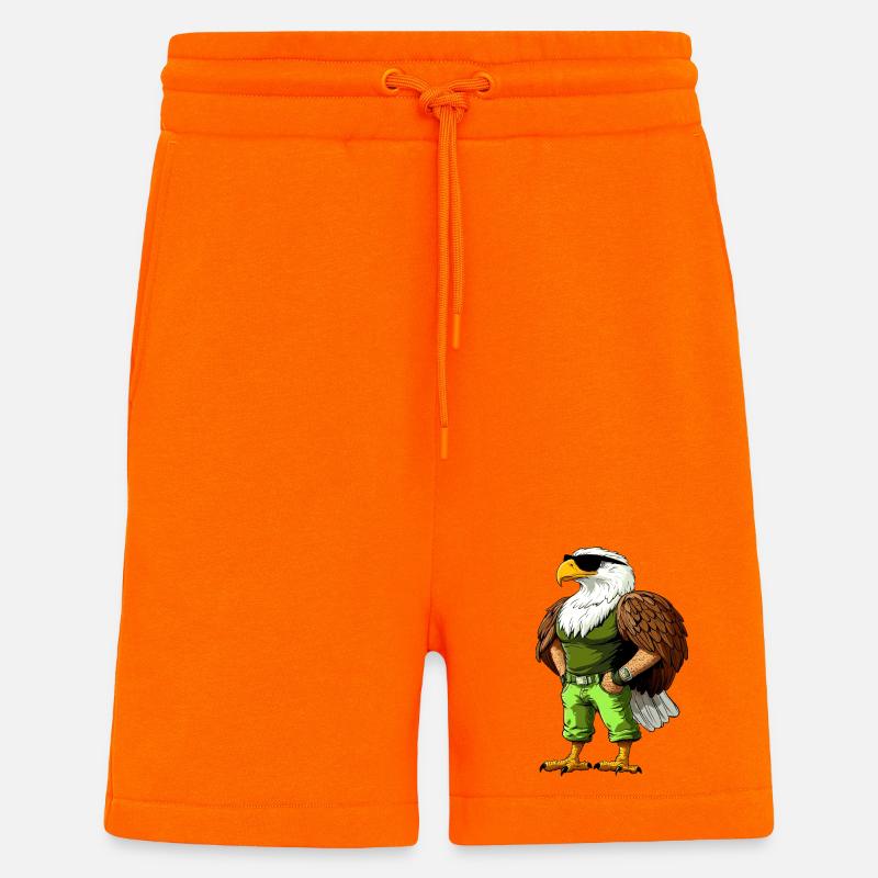 Cooler Adler  - Shorts - made by SPREAD - SUNSET ORANGE