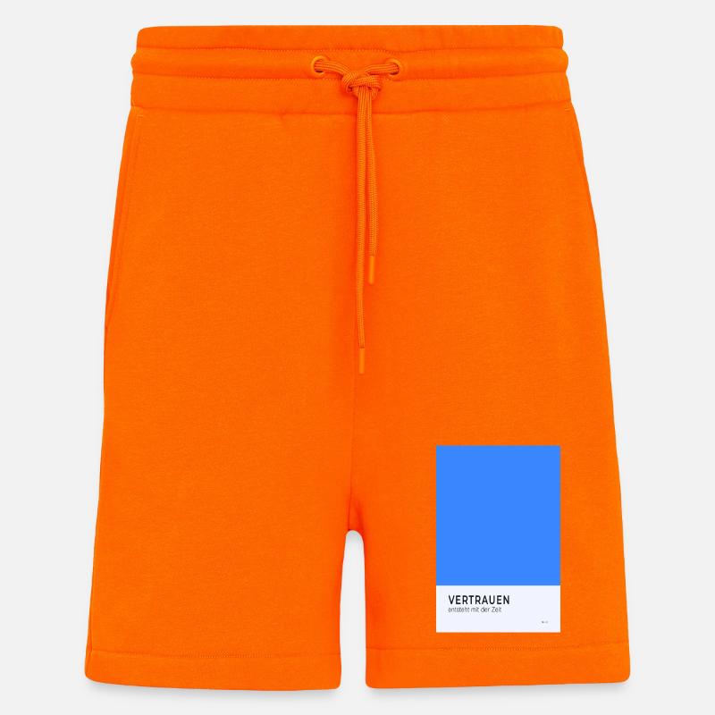 Vertrauen entsteht mit der Zeit Poster - Shorts - made by SPREAD - SUNSET ORANGE