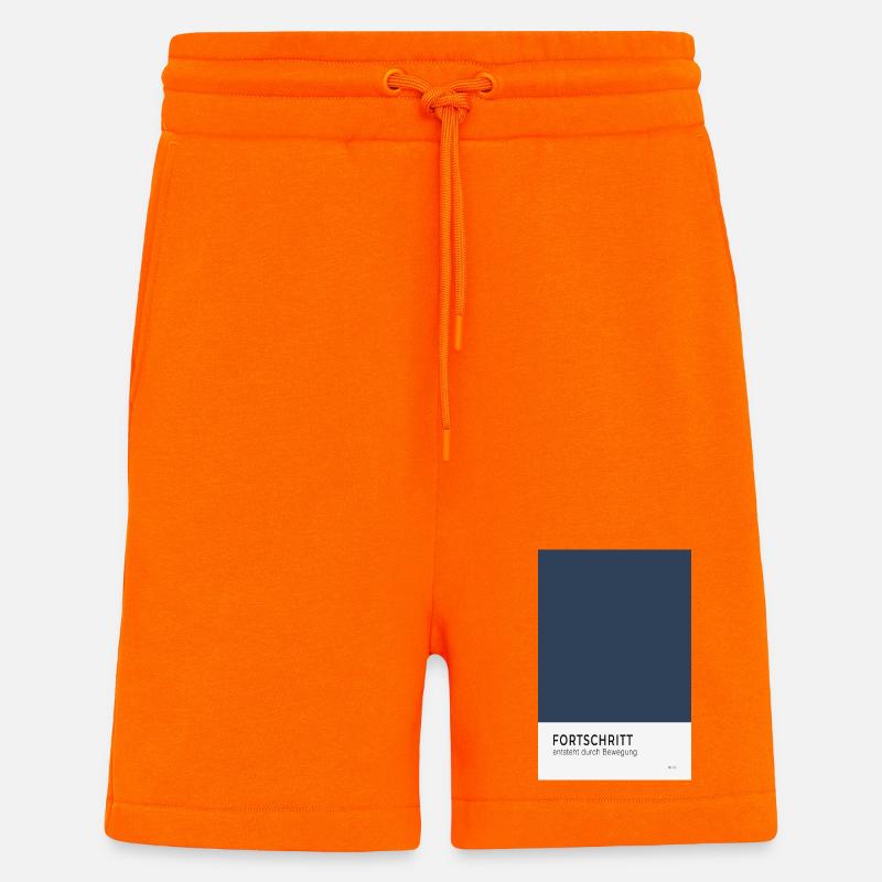 Fortschritt entsteht durch Bewegung Poster - Shorts - made by SPREAD - SUNSET ORANGE