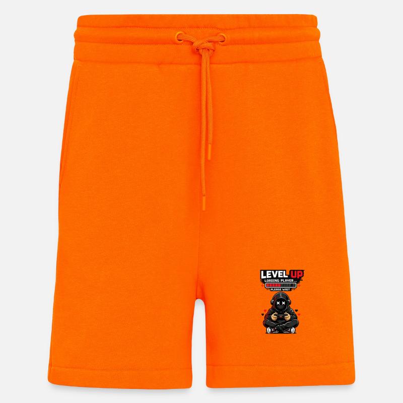 Level Up Loading Pixel Hero - Shorts - made by SPREAD - SUNSET ORANGE