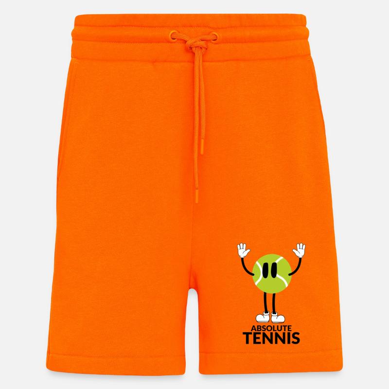 Absolute Tennis - Shorts - made by SPREAD - SUNSET ORANGE