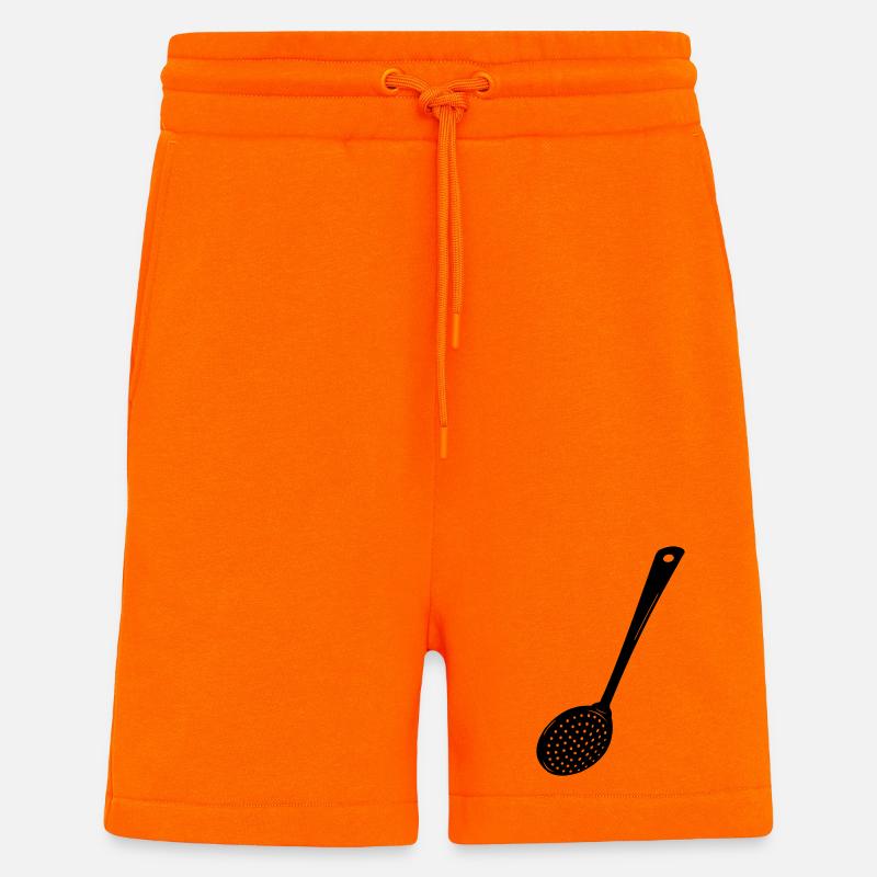 Transparentes Schlitzbild - Shorts - made by SPREAD - SUNSET ORANGE