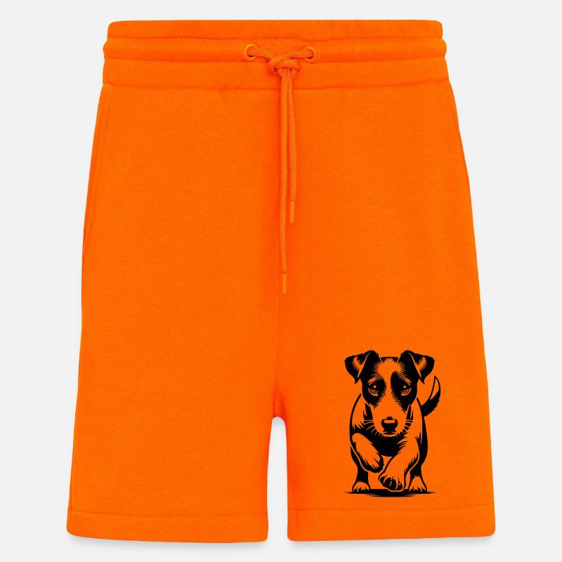 Jack Russell Terrier - Shorts - made by SPREAD - SUNSET ORANGE
