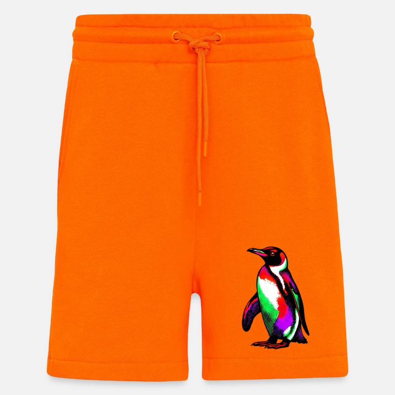 Penguin - Shorts - made by SPREAD - SUNSET ORANGE