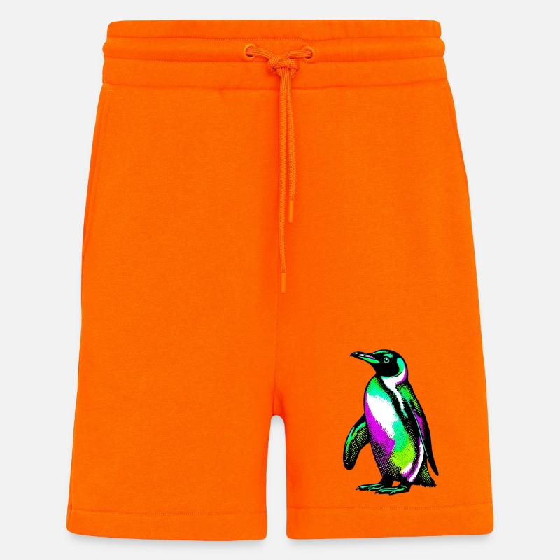 Penguin - Shorts - made by SPREAD - SUNSET ORANGE
