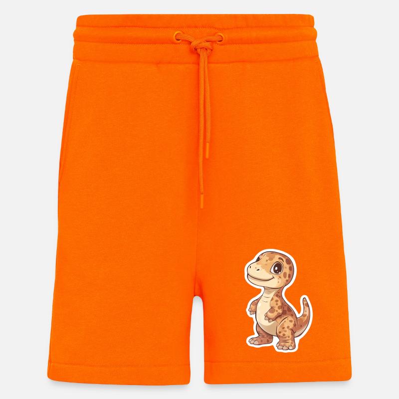 Dinosaurier - Shorts - made by SPREAD - SUNSET ORANGE