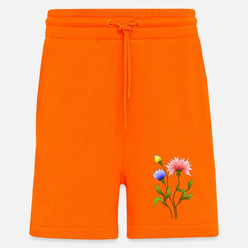 Blumen - Shorts - made by SPREAD - SUNSET ORANGE