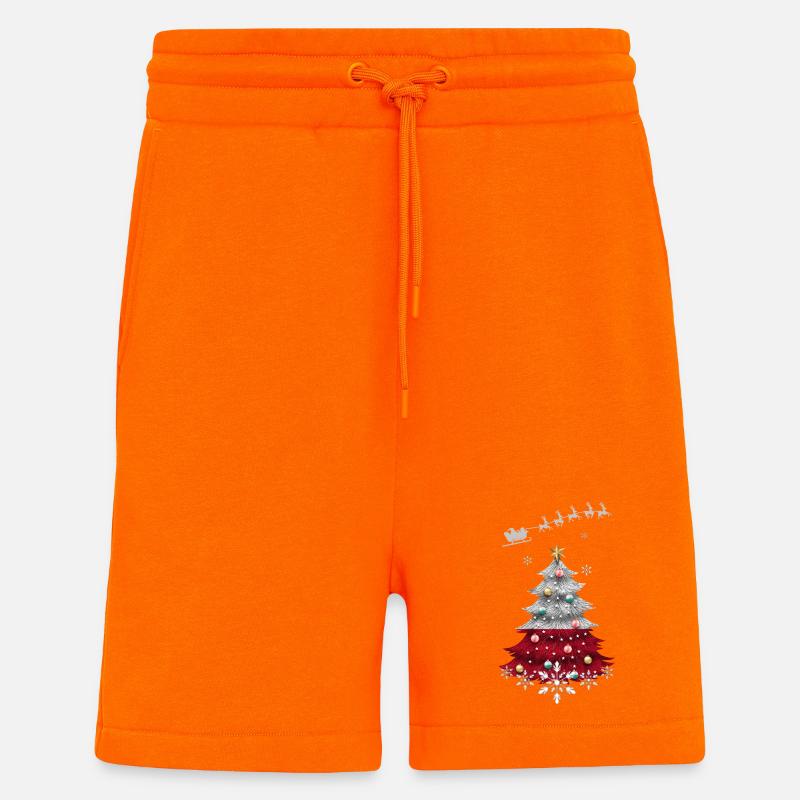 Weihnachtsbaum mit polnischer Flagge - Shorts - made by SPREAD - SUNSET ORANGE