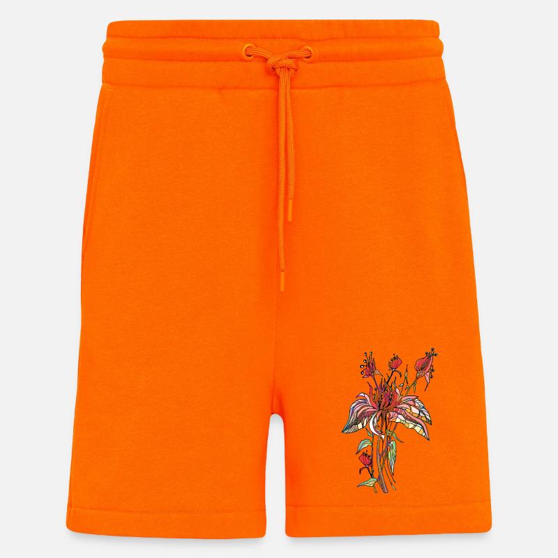 Blumen - Shorts - made by SPREAD - SUNSET ORANGE