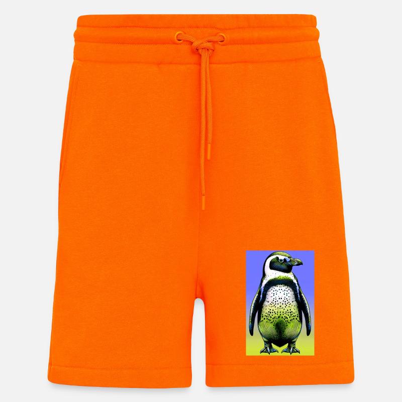 pingouin - Short bio décontracté fabriqué en UE - SUNSET ORANGE
