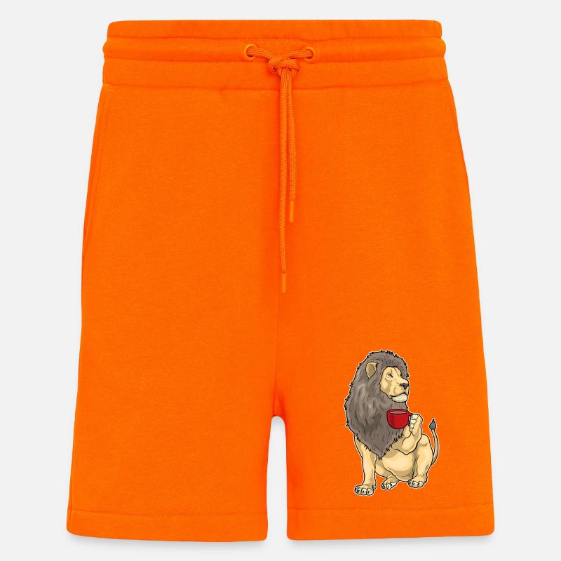 Lion Coffee Mug - Shorts - made by SPREAD - SUNSET ORANGE