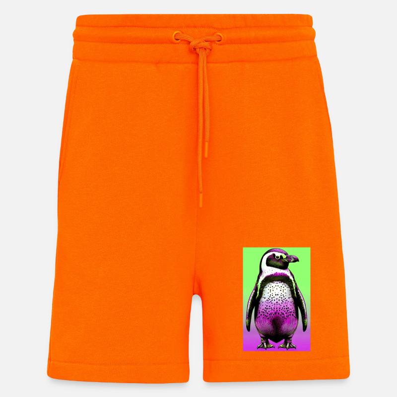 pingouin - Short bio décontracté fabriqué en UE - SUNSET ORANGE