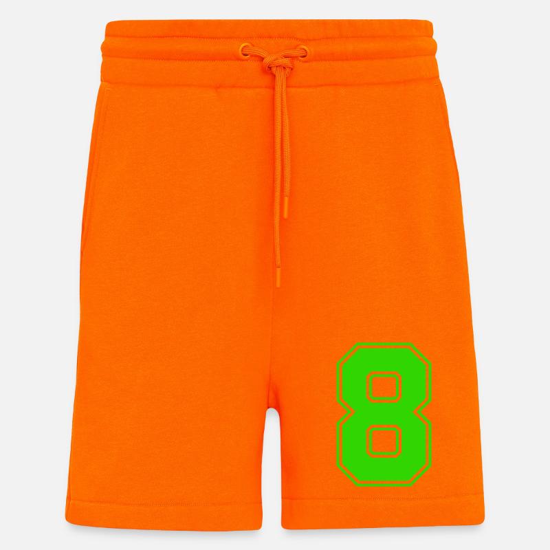 8-- - Shorts - made by SPREAD - SUNSET ORANGE