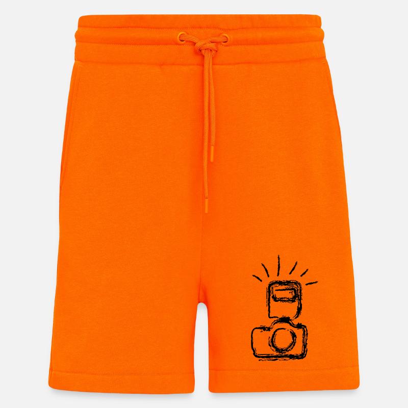 Fotokamera - Shorts - made by SPREAD - SUNSET ORANGE