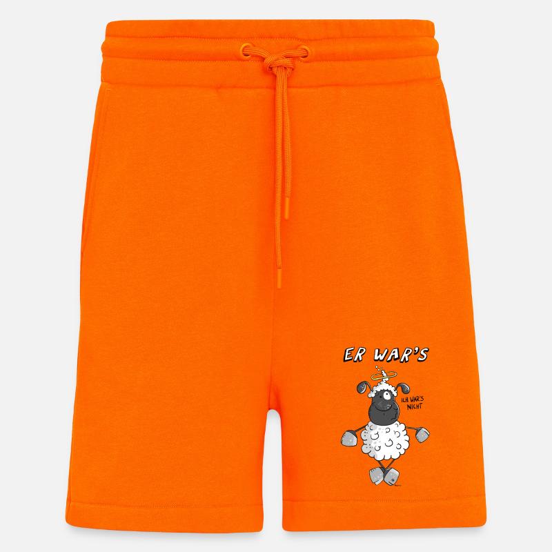 Er war's Unschuldslamm - Shorts - made by SPREAD - SUNSET ORANGE