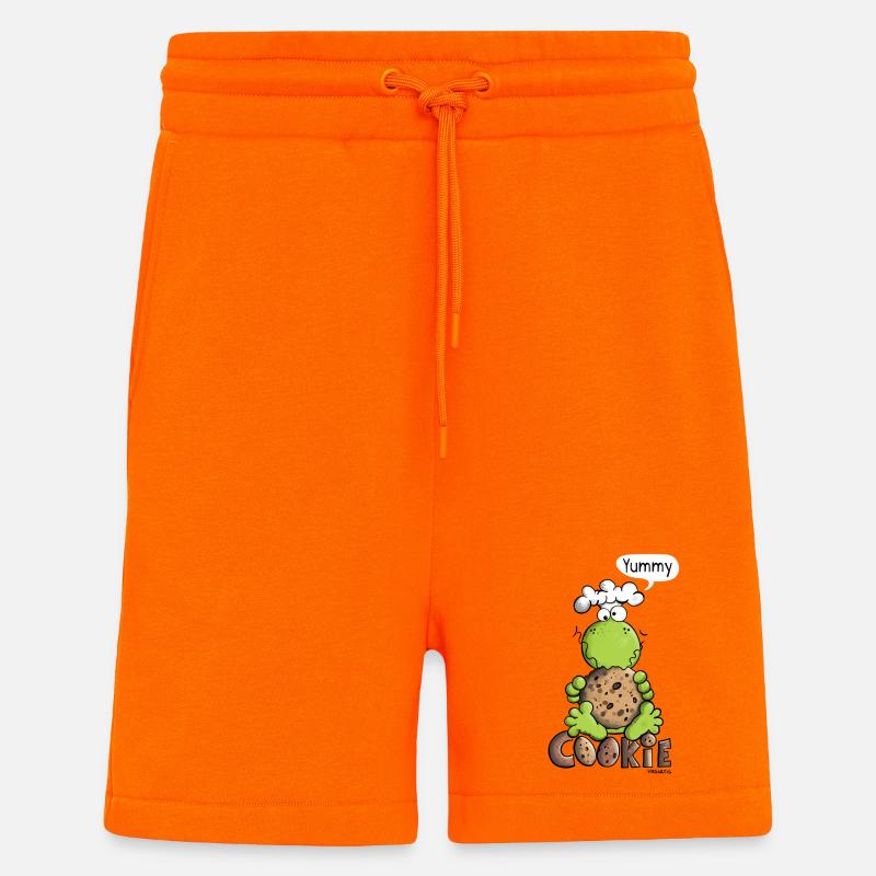 Frosch liebt Cookie - Shorts - made by SPREAD - SUNSET ORANGE