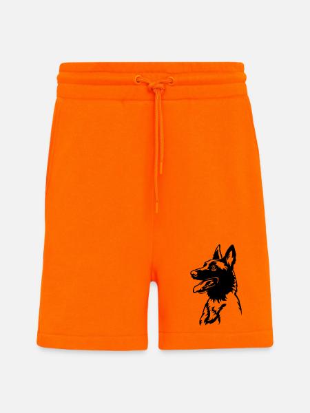 Malinoi's head - Shorts - made by SPREAD - SUNSET ORANGE