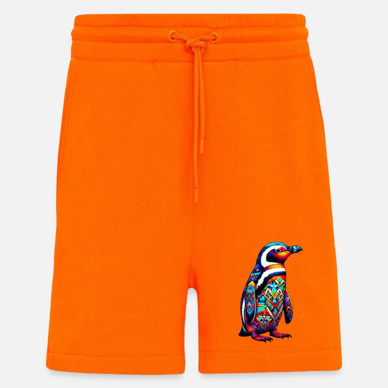 Pingouin - Short bio décontracté fabriqué en UE - SUNSET ORANGE