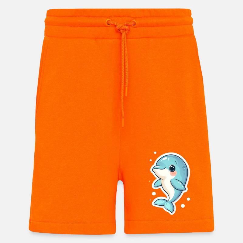 Delfin - Shorts - made by SPREAD - SUNSET ORANGE